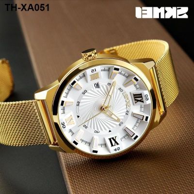 Moment Mens Imported Movement Calendar Business Fashion Band