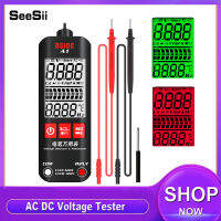 SeeSii AC DC เครื่องทดสอบแรงดันไฟฟ้า2000โหมดคู่สมาร์ทมัลติมิเตอร์อาร์เอ็มเอสแบบจริงไม่สัมผัสทาง A1เครื่องทดสอบแรงดันไฟฟ้ากับไฟฉาย