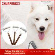 ZHUAFENGXI Dust Removal Pet Supplies Fur Cleaner Effective Wooden Dog