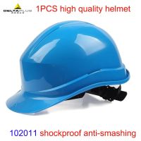 DELTA PLUS 102011 PE helmets shockproof safety helmets 5 colors available Suitable forpeople riot helmets hard hat