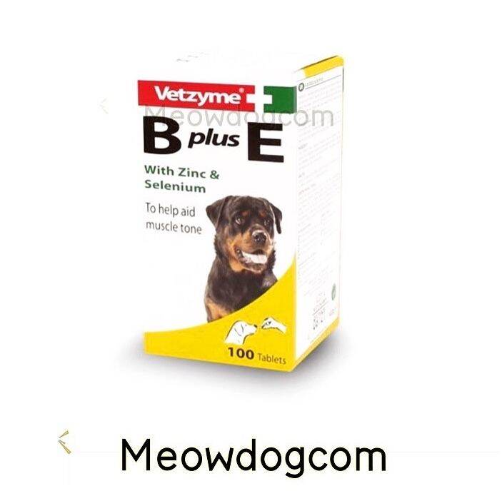 Vetzyme B plus E with Zinc & Selenium 100 Tablets Lazada