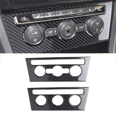 Car Dashboard Air Condition Control Button Knob Switch Panel Frame Sticker For Vw Golf 7 Mk7 Vii 2013-2019 Auto Accessories
