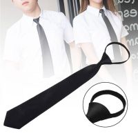 【cw】 3Pcs Doorman Steward Men Lazy Necktie Funeral Clothing Accessories Tie