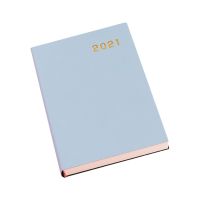 【living stationery】2021 Planner Notebook Weekly Monthly Daily Calendar Planner Diary Notebook For OfficeNew Year Party Favor Blue