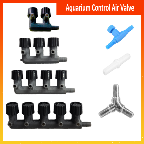 Air Valve Control Plastic Aquarium Oxygen Valve 2/3/4/5 Way Control FRG