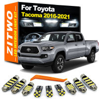 ZITWO 13Pcs LED ภายในโดมแผนที่อ่านหลังคาแผ่นหลอดไฟสำหรับ Toyota Tacoma 2016 2017 2018 2019 2020 2021รถอะไหล่