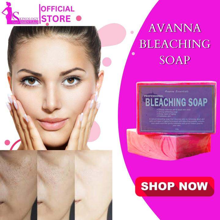 Original Avanna Essentials Bleaching Soap Fast Whitening Lightens Skin
