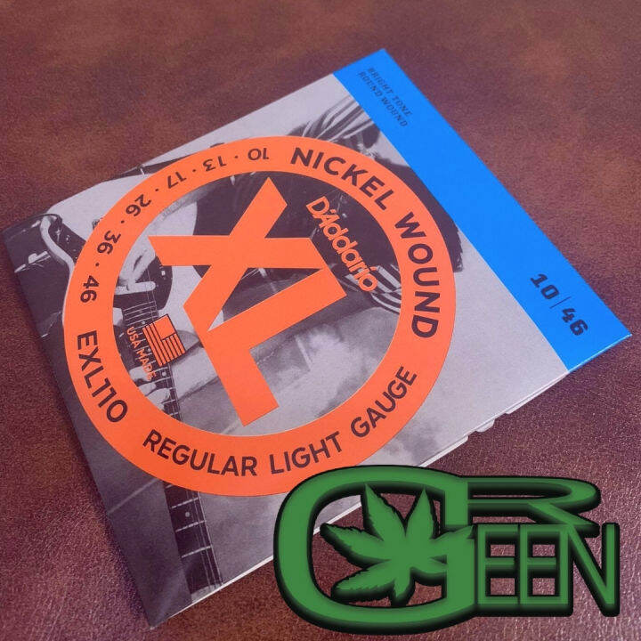 daddario-สายกีตาร์ไฟฟ้าดั้งเดิม-รุ่น-exl-120-พร้อมปิคขนาด-0-46-บางนิ่ม-7-ชิ้น-มูลค่า-140-บาท