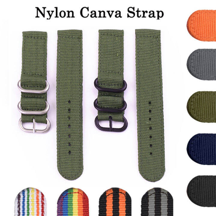 NATO Nylon Watch band Strap Woven Fabric Men Replacement Watch Band