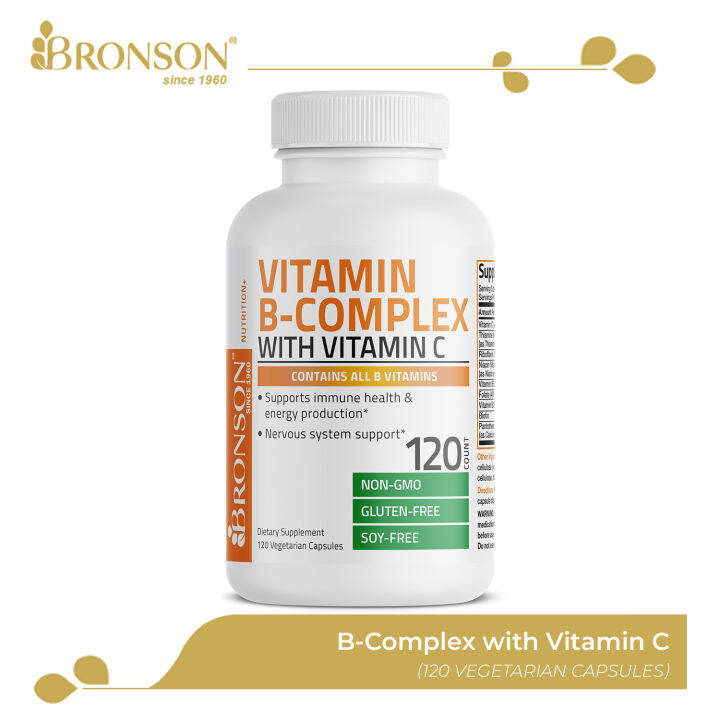 Bronson Vitamin with Vitamin C (120 Vegetarian Capsules