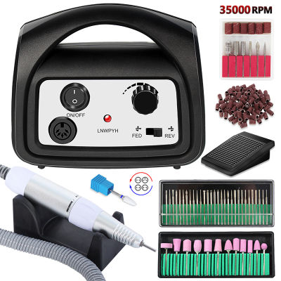 Electric Nail Drill 35000 RPM Manicure Machine Apparatus for Manicure Pedicure Nail File Tools Drill Polish Bits Tools Kits