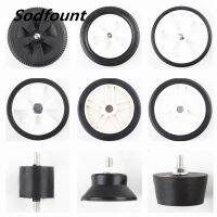 1pcs Oil-free silent small air compressor accessories  rubber wheels 5/6/7/8 inch thick wear-resistant casters Furniture Protectors Replacement Parts