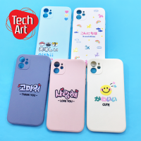 Samsung A02 A03s A10 A10s A12(5G) A14(5G) A50 A71(4G)เคสนิ่มสีพาสเทล TPU กันเลนส์กล้อง พิมพ์ลายการ์ตูน