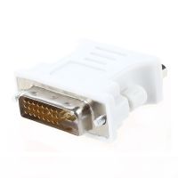 DVI male adapter (DVI - D 24 1) to female VGA (15-pin) Connectors Support Dropshipping Adapters