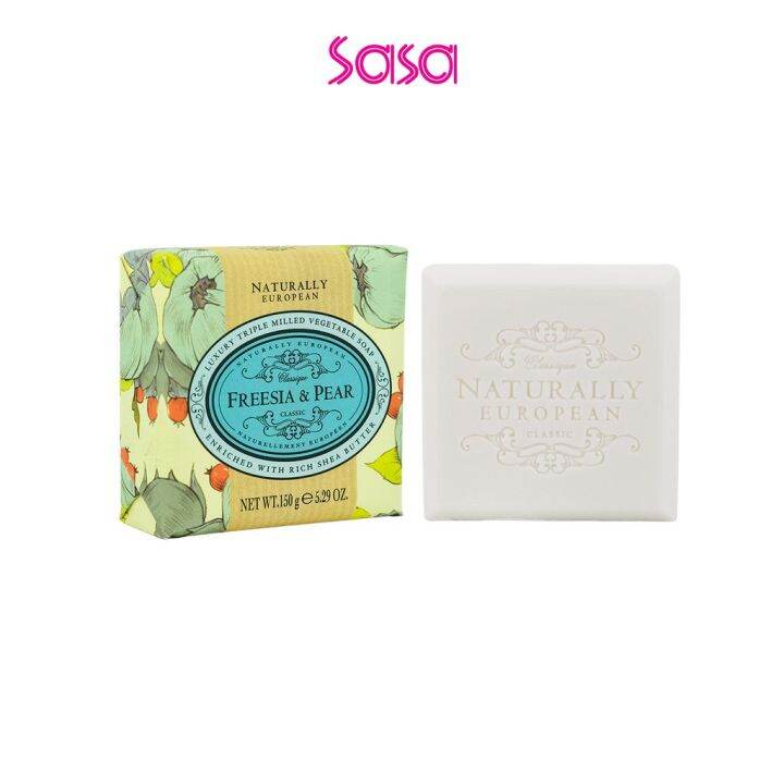 Naturally European Freesia And Pear Soap Bar 150g Lazada Ph