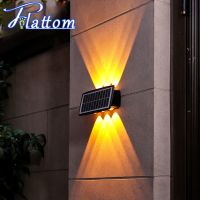 Hight Brightness Solar LED Wall Lamp Outdoor Waterproof Home Garden Decor Lights Balcony Landscape Lamps Outdoor Solar Wall Lamp