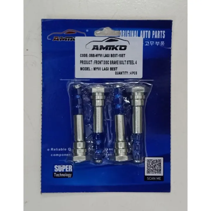 DISC BRAKE CALIPER PIN FRONT PERODUA MYVI LAGI BEST [20112017] AXIA