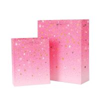 10pcs Shiny Star Paper Gift Bags Wedding Birthday Party Gift Wrapping Paper Packaging Bag Gift Wrapping  Bags