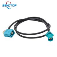 1PCS Fakra Z Male to Fakra Z Female 90 Degree Jack Car Navigation GPS Antenna Adapter Extension Cable RG174 RF Coaxial Pigtail