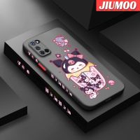 เคส JIUMOO สำหรับ OPPO A72 A92 A52เคส4G ลายการ์ตูนซุกซน Kuromi บางดีไซน์ใหม่ด้านข้างกันกระแทกมีน้ำค้างแข็งโปร่งใสเคสมือถือแข็งปลอกซิลิโคนคลุมทั้งหมดเคสอ่อนป้องกันกล้อง