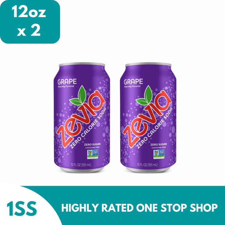Zevia Grape Soda 12oz x 2 Lazada PH