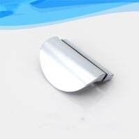 【CW】 Shower room toilet sliding glass door handle plastic electroplating 80mm shell maple leaf handle(QT02)