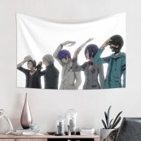 Tokyo Ghoul Tapestry Bohemian Polyester Wall Hanging Anime Manga Home Decor Yoga Mat Art Tapestries