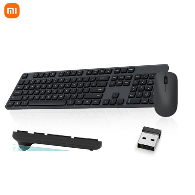 Global -Xiaomi Wireless keyboard combos Wireless Mouse Keyboard Set คีย์บอร์ดบลูทูธ เมาส์ไร้สาย คีย์บอร์ดไร้สาย ชุดคีย์บอร์ดและเมาส์ไร้สาย 104 keys