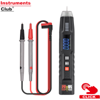 Instruments HABOTEST HT122A ปากกาประเภทดิจิตอลมัลติมิเตอร์สมาร์ทมือถือมัลติมิเตอร์ True RMS จอแสดงผล LCD 4000นับ NCV Meter โวลต์มิเตอร์ปากกาเครื่องทดสอบ Dc/ac ความต้านทานแรงดันไฟฟ้า Capacitance เครื่องทดสอบความถี่การตรวจจับลำดับเฟส