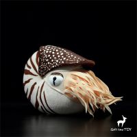 Nautilus High Fidelity อะนิเมะน่ารักหอยทาก Plushie Conch ของเล่นตุ๊กตาสัตว์เหมือนจริงจำลองตุ๊กตายัดไส้ Kawai ของขวัญของเล่นเด็ก2023ใหม่