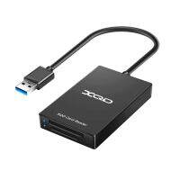 【แบรนด์ Haweel 】 Rocketek CR312-A USB3.0 Sd/xqd 2 In 1เครื่องอ่านการ์ด