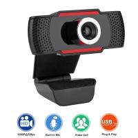 1080P 720p HD Webcam Video Recording Web Camera with Microphone for PC laptop desktop support liveVideo Calling Conference Work