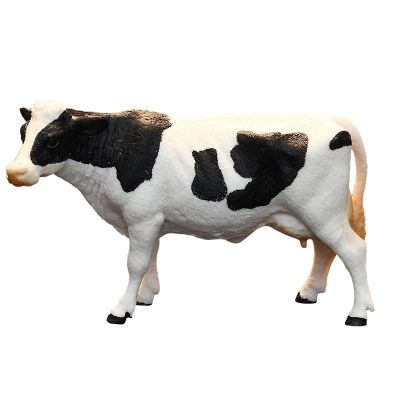 Solid simulation model of dairy animals wild animal toys suit farm milk supplies cow gift furnishing articles