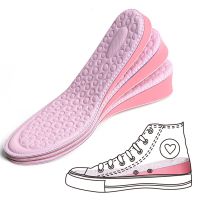 ┅ EVA Memory Foam Invisible Height Increased Insoles for Women Shoes Inner Sole Shoe Insert Lift Heel Comfort Heightening Insoles