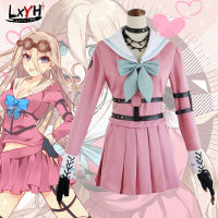 [LXYH- COSER KING] Anime Danganronpa V3 Miu Iruma คอสเพลย์เครื่องแต่งกายอะนิเมะทุกวัน c เสื้อผ้าชุดหญิงหุ้น