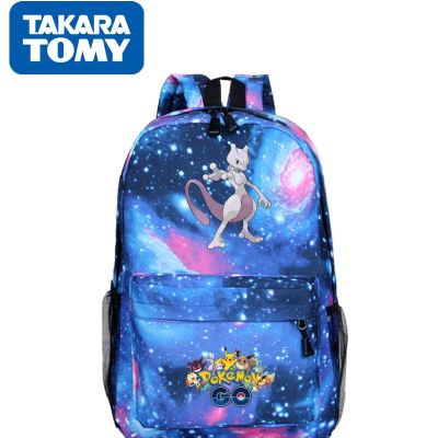 TAKARA Pokemon School Bags Backpacks Pikachu Anime Charizard Figures Kids Bags Big Capacity Travel Bag Girls Boy Christmas Gifts