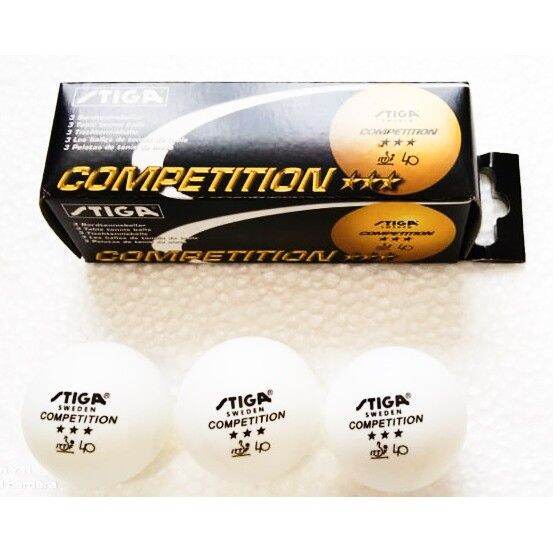 Stiga Competition Table Tennis Ball (3pcs) White Lazada PH