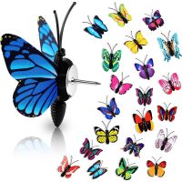 30pcs Beautiful Butterfly Shape Pin Push Pins Thumbtacks Decor Tacks Pin Cork Board DIY Office Stationery Fixed Photo Wall Nail Clips Pins Tacks