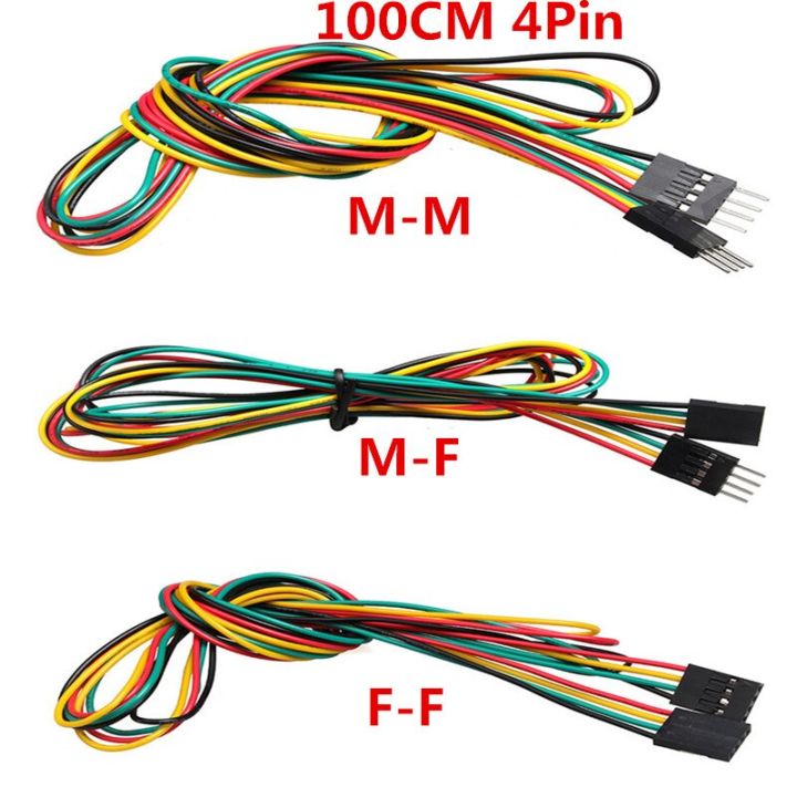 umc-communication-10ชิ้น-ล็อตอิเล็กทรอนิกส์ชาย-ชาย-ชาย-หญิง-หญิง-หญิงหญิง-breadboard-สาย-dupont-awg24-2-54มม-สำหรับ4pin-สาย100ซม