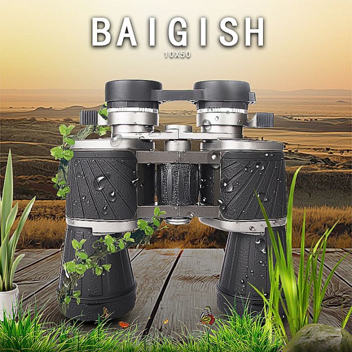 baigish-กล้องส่องทางไกล10x50ทหารรัสเซีย-กล้องส่องทางไกลแบบมองกลางคืนมืออาชีพสำหรับล่านก