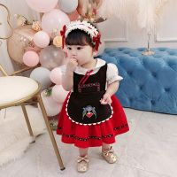 Baby Princess Dress Children Oktoberfest princess Costumes German Kids Baby Girl Beer Maid Heidi Costume Bavarian Dirndl Dress  by Hs2023