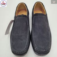 รองเท้าหนังกลับแบบสวม หุ้มส้น CSB รุ่น CM300 สีดำ SIZE 40-44