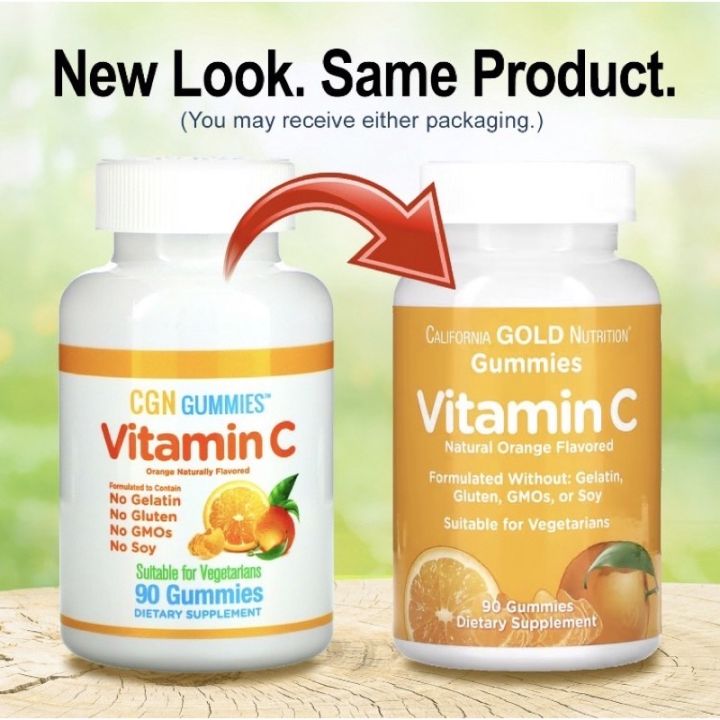 vitamin-c-gummies-วิตามินซี-รสส้มธรรมชาติ-90-แบบเคี้ยว-california-gold-nutrition-กัมมี่-สูตรน้ำตาลน้อย-low-calories