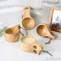 【hot】✁❉ New Chinese Wood Rubber Cups Drinking Mugs Drinkware Juice Teacup