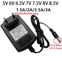 5V 6V 6.5V 7V 7.5V 8V 8.5V Universal Power Adapter 110V 220V AC/DC 6 6.5 7 7.5 8 8.5 Volt V 1.5A 2A 2.5A 3A Adaptor Supply