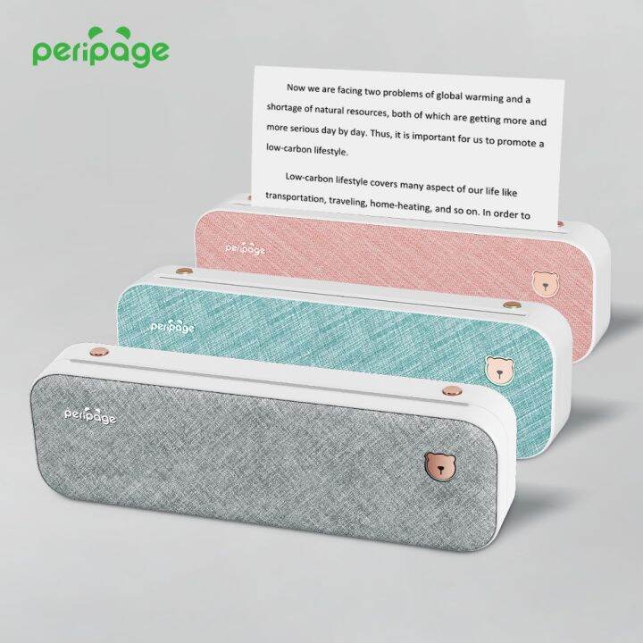 Peripage A40 Portable A4 Printer Mini Inkless Thermal Paper Wireless