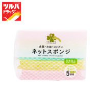 Kurashi-Rhythm Net Sponge Kitchen Cleaner 5P / คุราชิ-ริธึ่ม เน็ท สปอง คิทเช่น คลีนเนอร์ 5ชิ้น