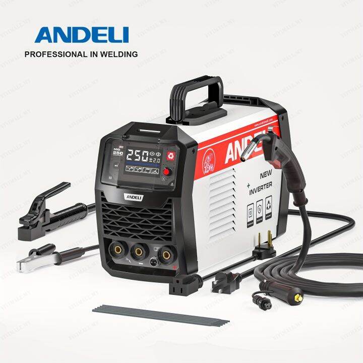 vivimall 1 Set ANDELI MIG Welder 120Apm, MIG Welder Flux MIG/Lift Tig