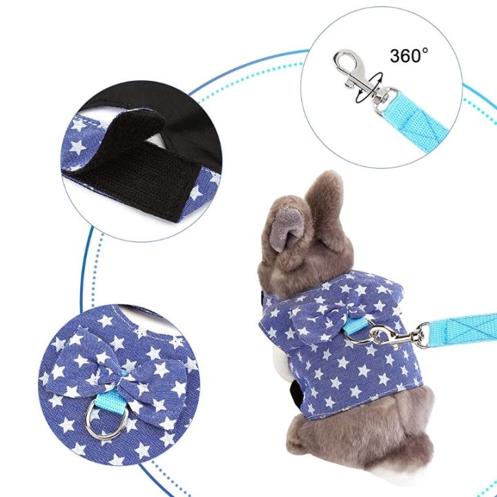 pets-baby-เสื้อกั๊กกระต่ายเซตอานและสายรั้งเดินกลางแจ้งรูปสัตว์ขนาดเล็กเสื้อผ้าน่ารักสำหรับลูกสุนัขลูกแมวหลายขนาดสีน้ำเงิน-ชมพู