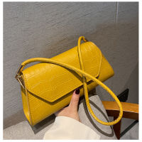 Simple Fashion Stone Pattern Shoulder Bags For Women Texture Temperament Solid Color Underarm Bag Banquet Small Clutch Bag